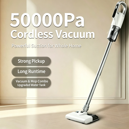 Cordless Vacuum Cleaner, 2-in-1 Vacuum &amp; Mop Stick Vacuum