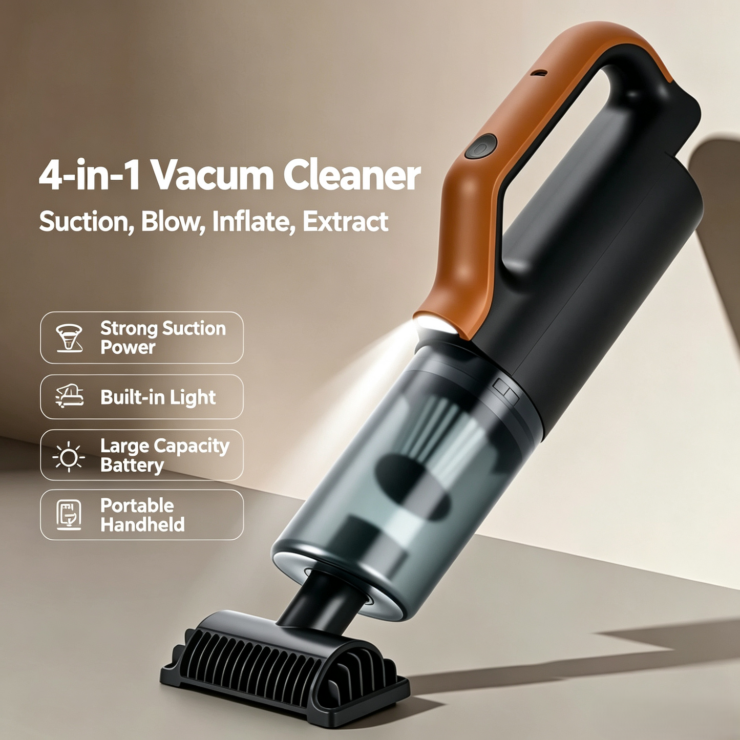 4-in-1 Handheld Vacuum Cleaner