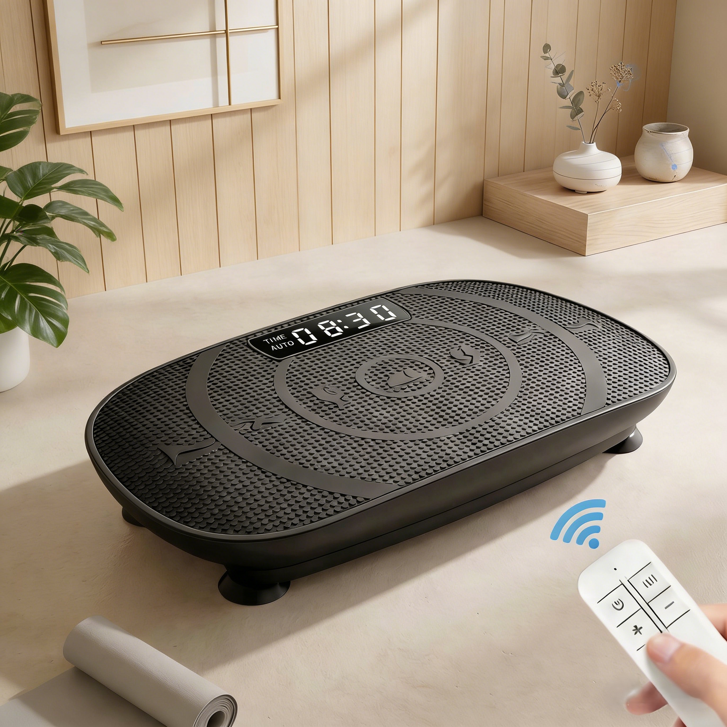 Solvay™ Whole-Body Vibration Plate – Support Weight-Loss Workouts & Leg Toning