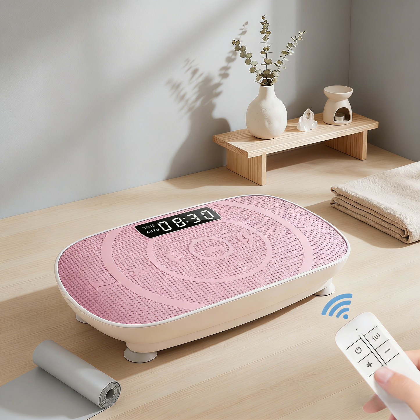 Solvay™ Whole-Body Vibration Plate – Support Weight-Loss Workouts & Leg Toning